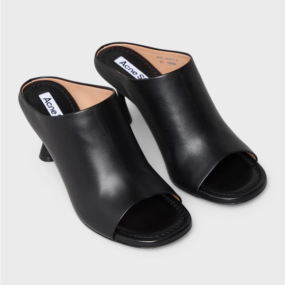 Acne leather mules - Picture 2 of 9